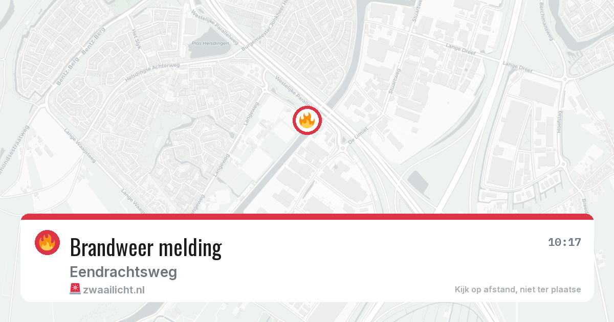 Brandweer melding — 7 jul 2026