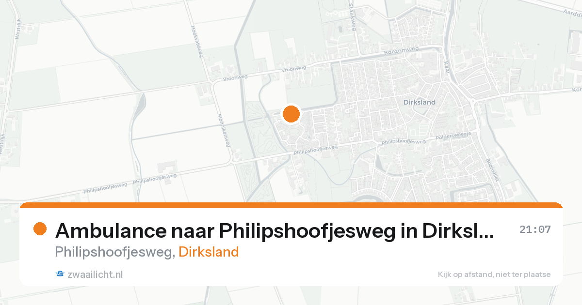 Ambulance naar Philipshoofjesweg in Dirksland — 4 jun 2026