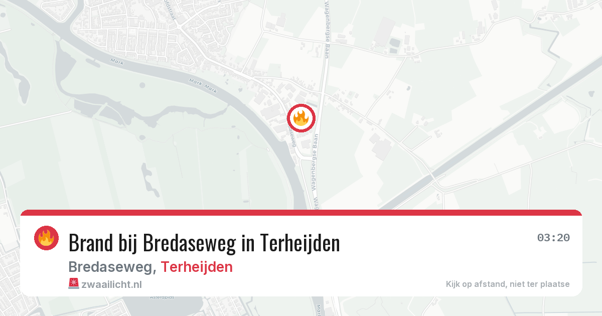 Brand bij Bredaseweg in Terheijden — 30 mei 2026