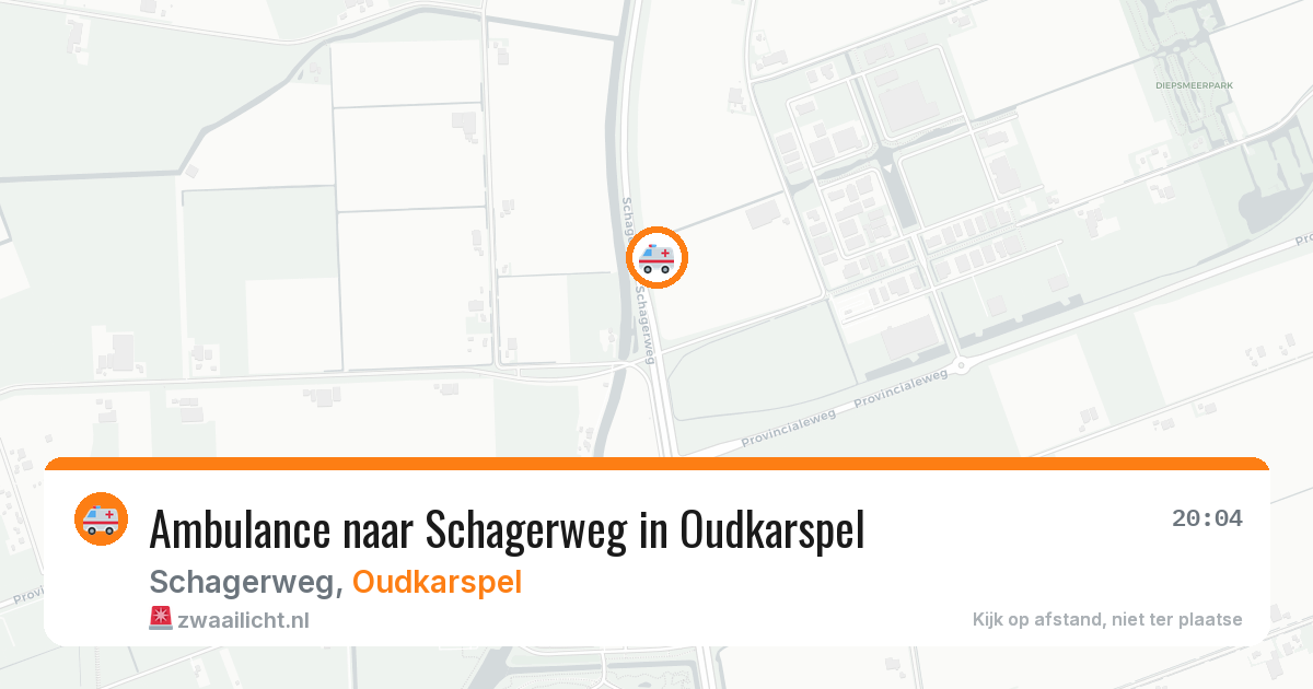 Ambulance naar Schagerweg in Oudkarspel — 9 mei 2026