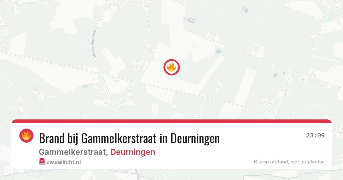 Brand bij Gammelkerstraat in Deurningen — 19 jun 2026