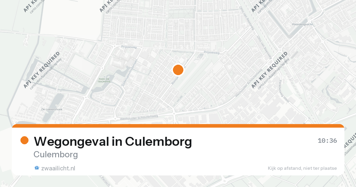 Wegongeval in Culemborg — 26 aug 2026