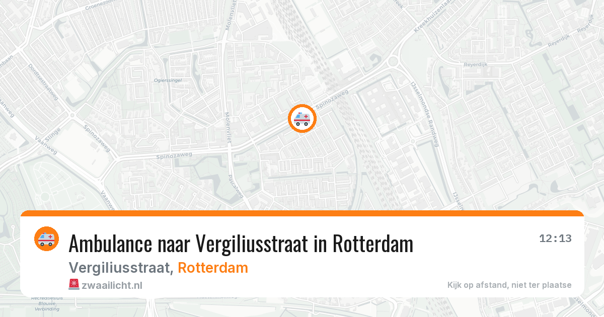 Ambulance naar Vergiliusstraat in Rotterdam — 22 jun 2026