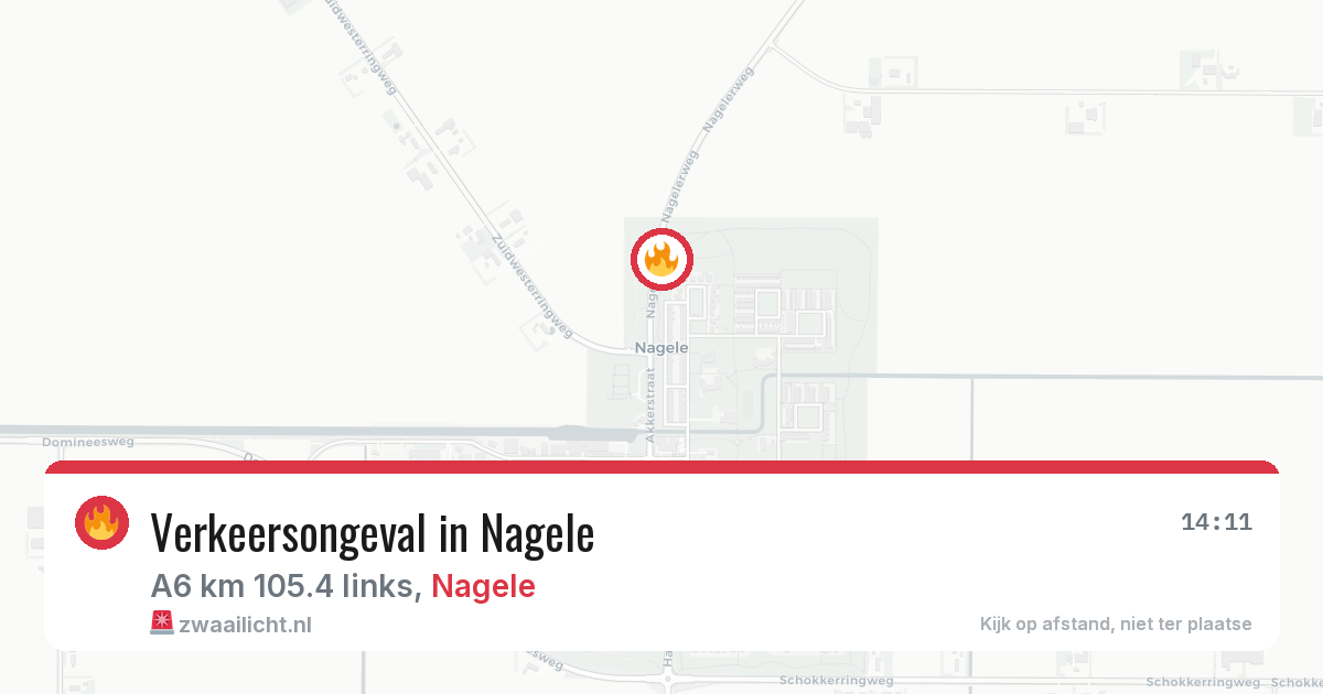 Verkeersongeval in Nagele — 22 mei 2026