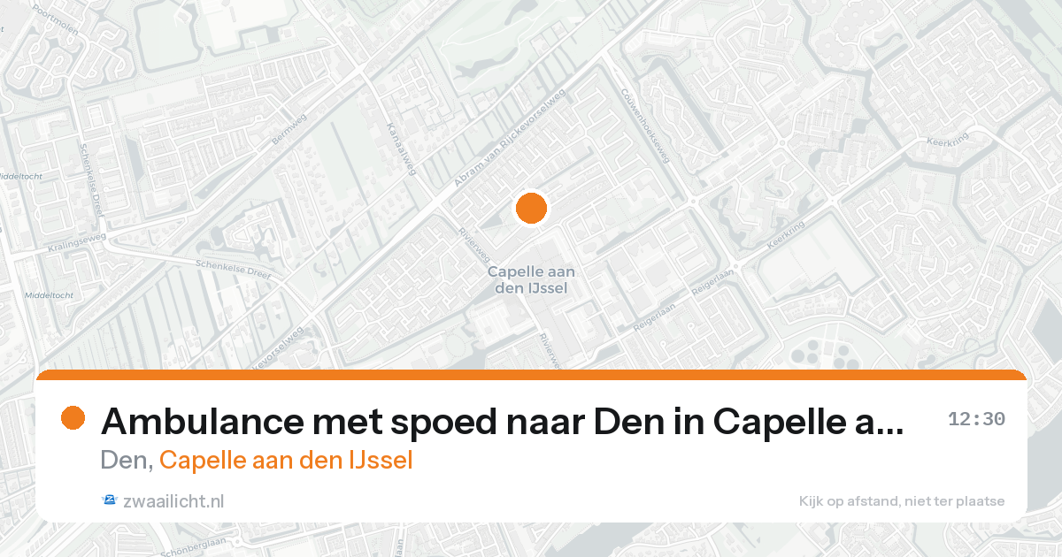 Ambulance met spoed naar Den in Capelle aan den IJssel — 5 jun 2026