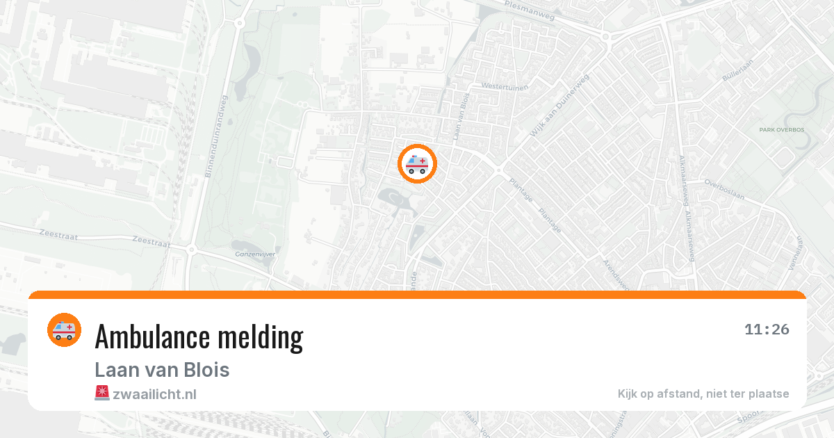 Ambulance melding — 7 jun 2026