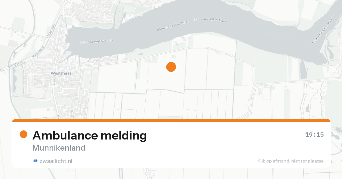 Ambulance melding — 31 jan 2026