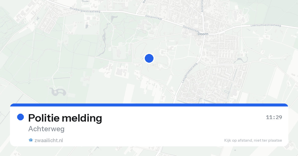 Politie melding — 17 jun 2026