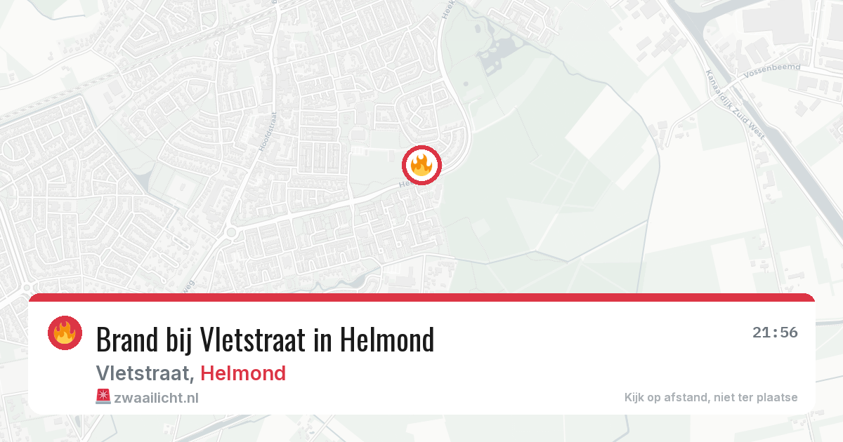 Brand bij Vletstraat in Helmond — 10 apr 2026