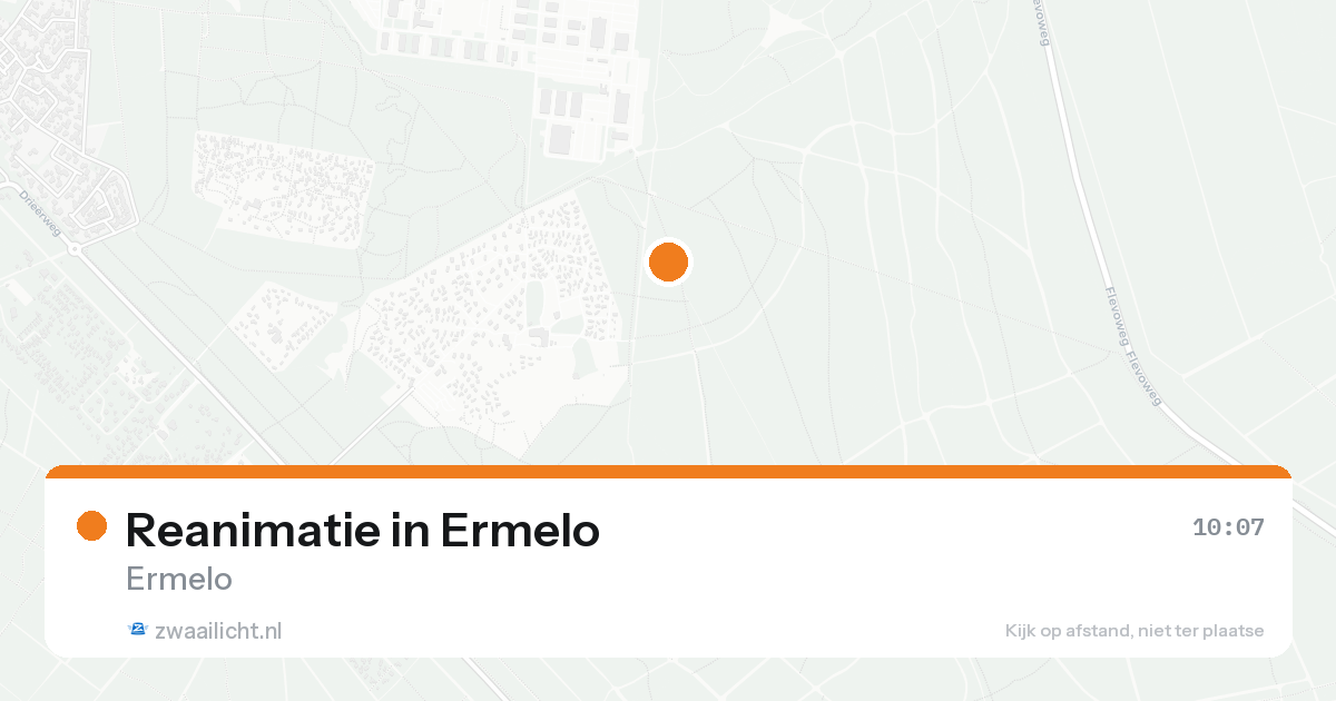 Reanimatie in Ermelo — 21 aug 2026