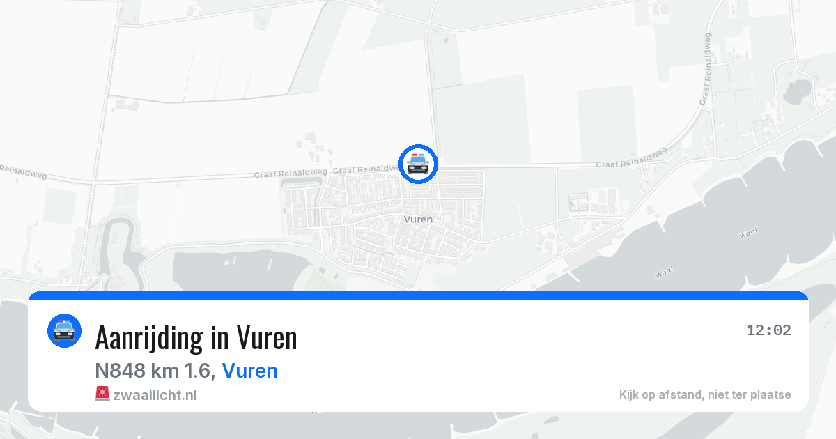 Aanrijding in Vuren — 23 apr 2026