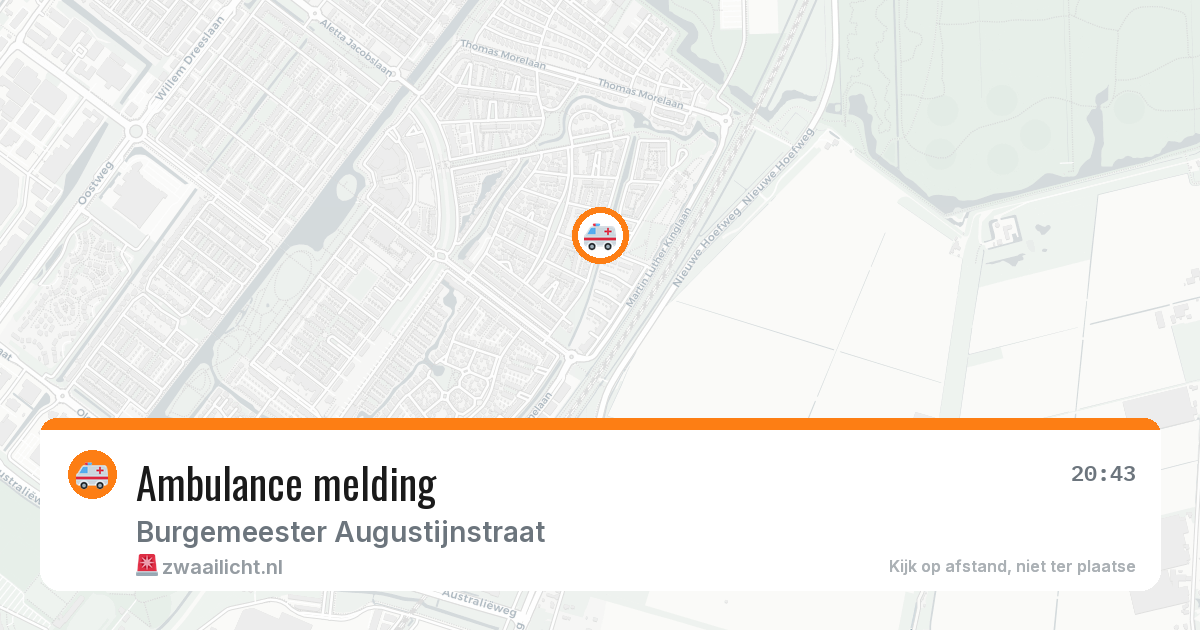 Ambulance melding — 10 feb 2026