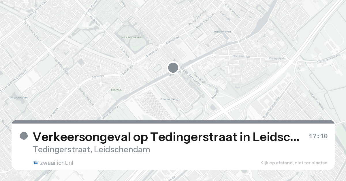 Verkeersongeval op Tedingerstraat in Leidschendam — 7 feb 2026