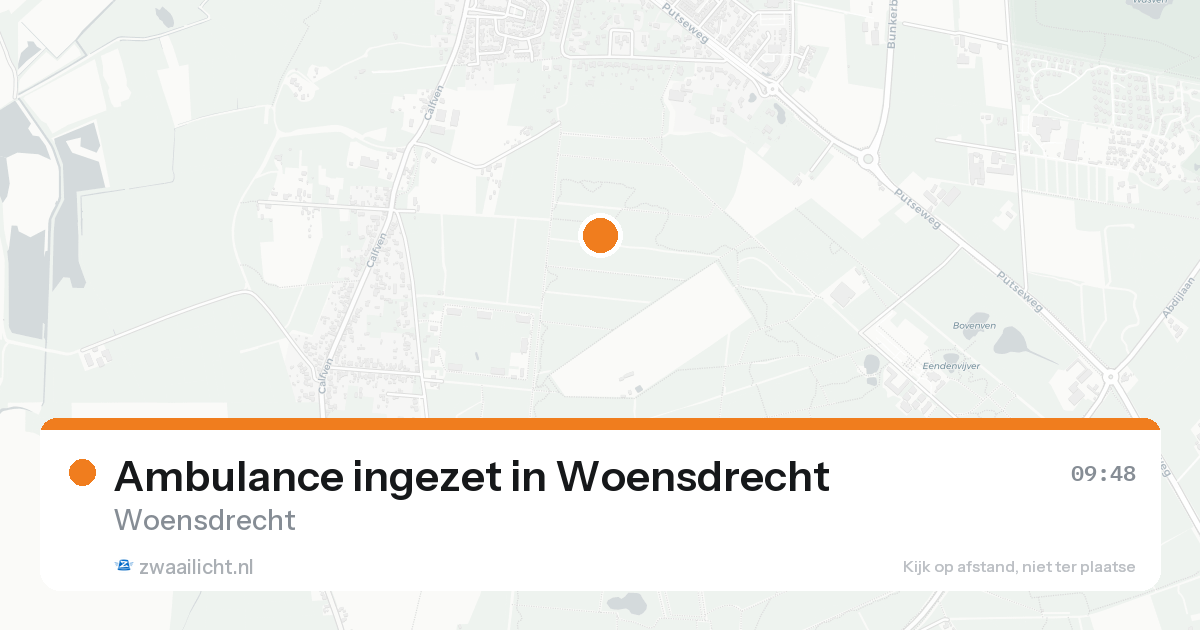 Ambulance ingezet in Woensdrecht — 8 feb 2026
