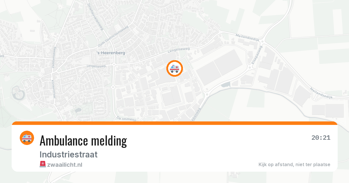 Ambulance melding — 3 jul 2026