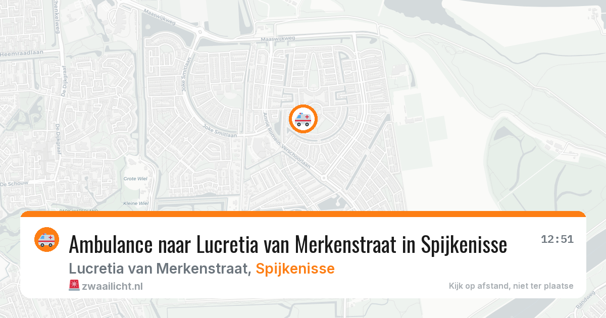 Ambulance naar Lucretia van Merkenstraat in Spijkenisse — 7 apr 2026
