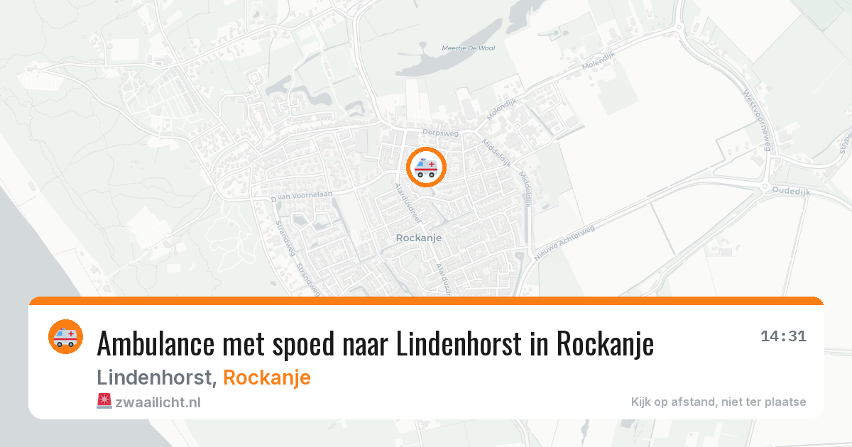 Ambulance met spoed naar Lindenhorst in Rockanje — 24 jul 2026