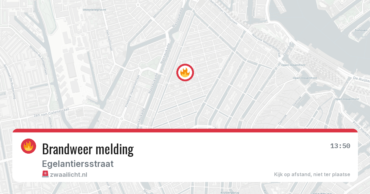 Brandweer melding — 19 jun 2026