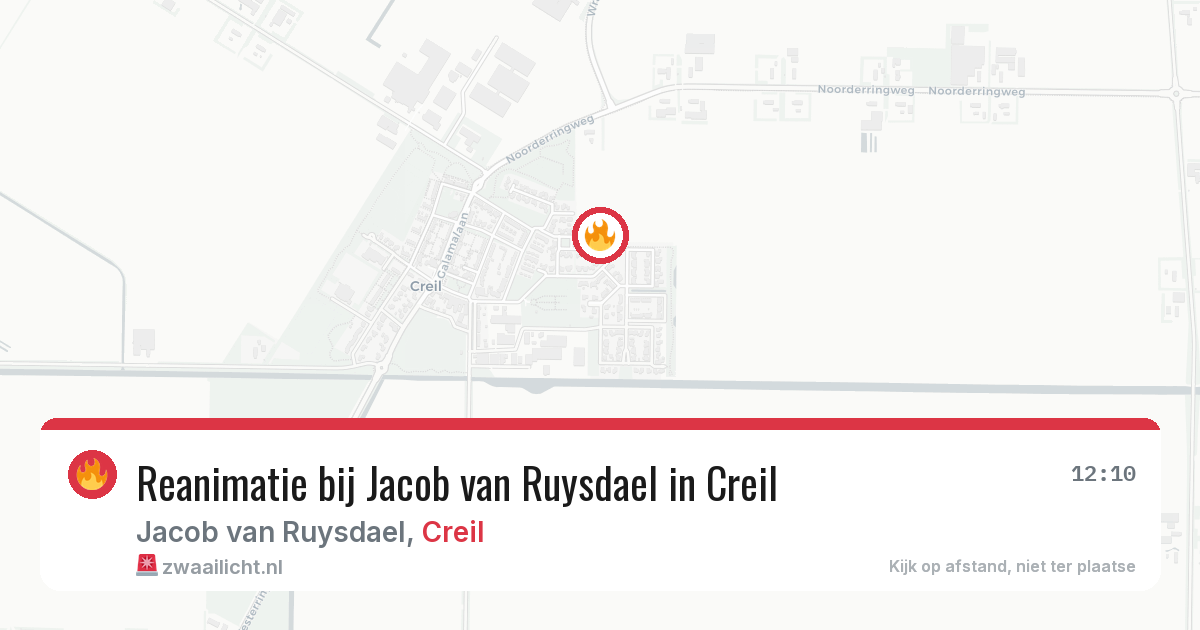 Reanimatie bij Jacob van Ruysdael in Creil — 13 apr 2026