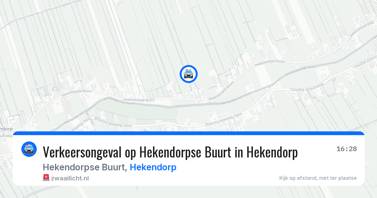 Verkeersongeval op Hekendorpse Buurt in Hekendorp — 22 mei 2026