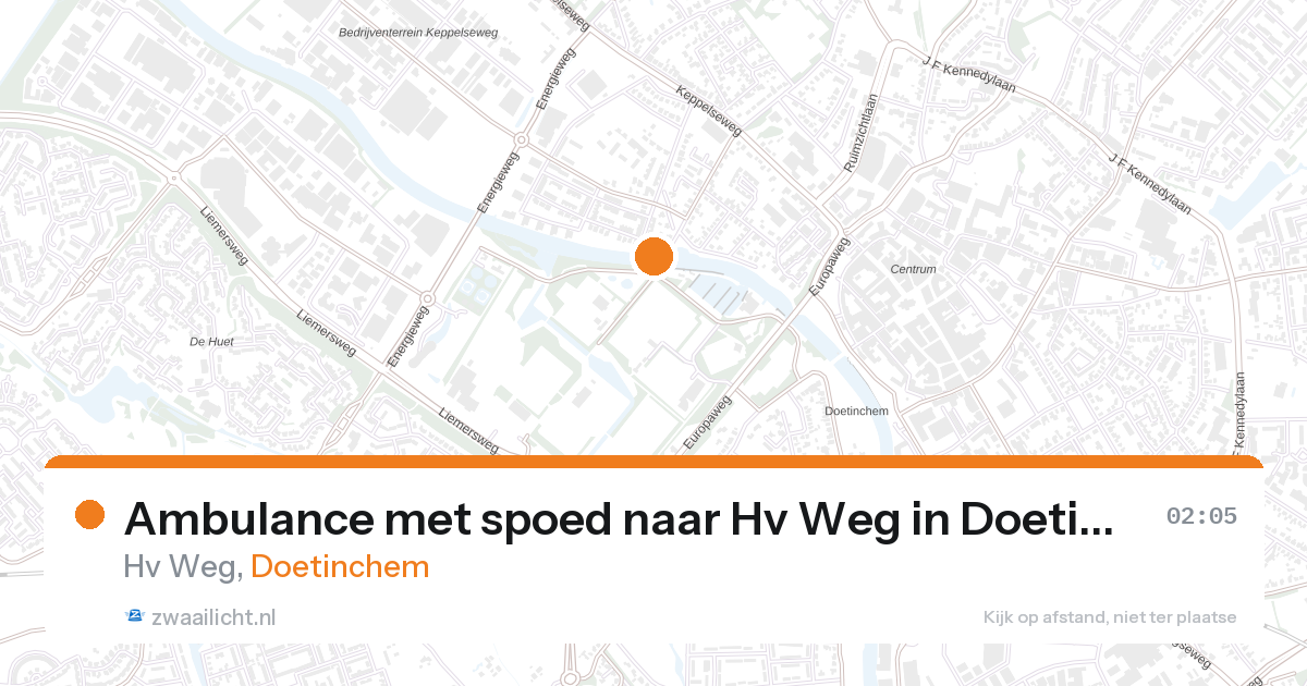 Ambulance met spoed naar Hv Weg in Doetinchem — 28 jun 2026