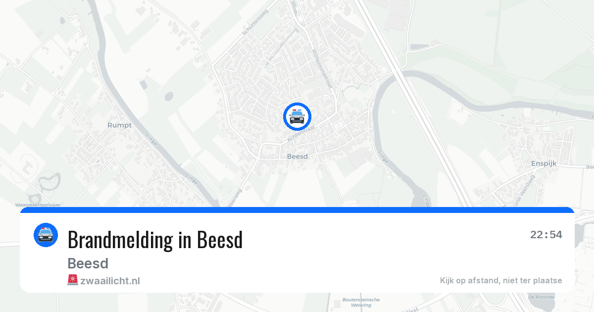 Brandmelding in Beesd — 21 mei 2026