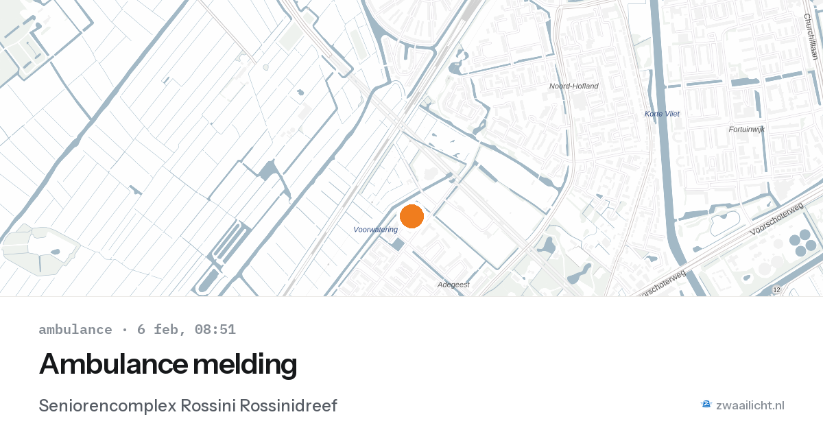 Ambulance melding — 6 feb 2026