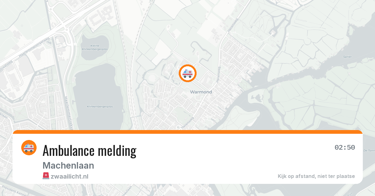 Ambulance melding — 26 jan 2026