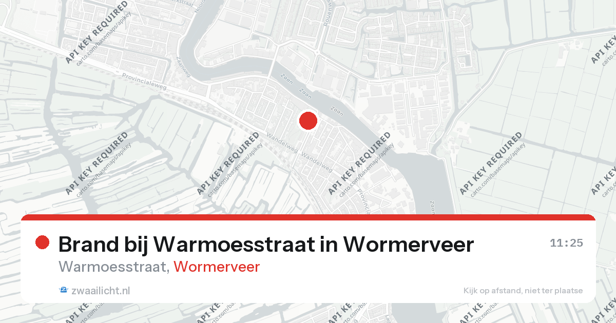 Brand bij Warmoesstraat in Wormerveer — 5 apr 2026