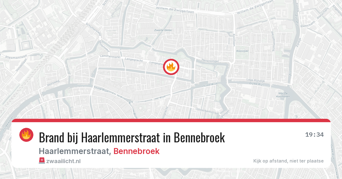 Brand bij Haarlemmerstraat in Bennebroek — 7 aug 2026