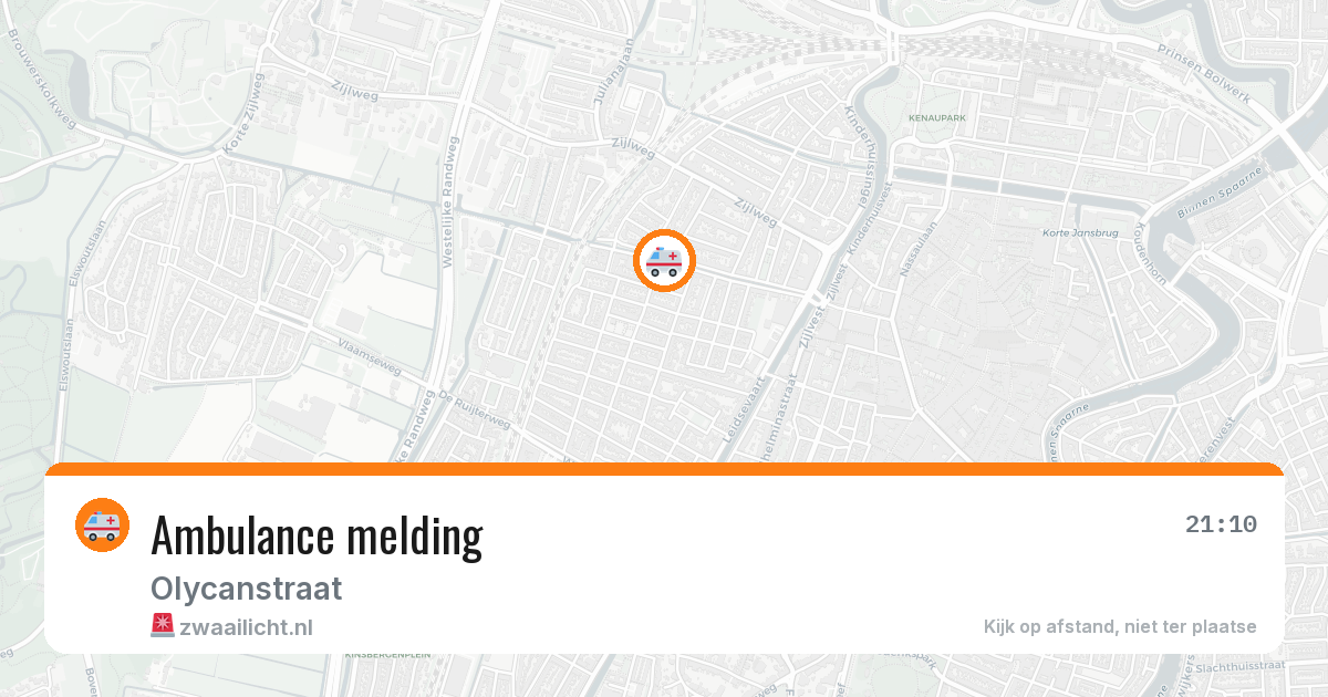 Ambulance melding — 14 mei 2026