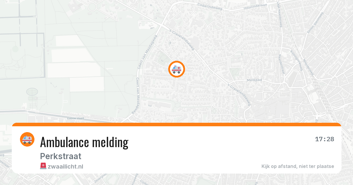 Ambulance melding — 29 jan 2026