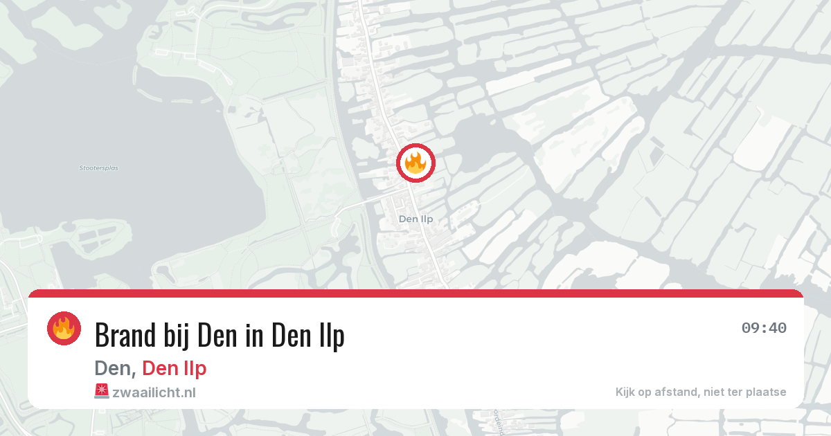 Brand bij Den in Den Ilp — 21 jan 2026