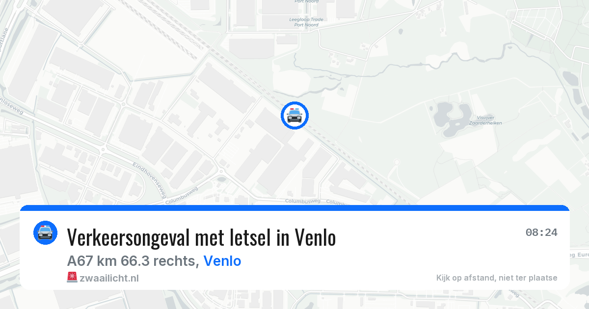 Verkeersongeval met letsel in Venlo — 7 apr 2026