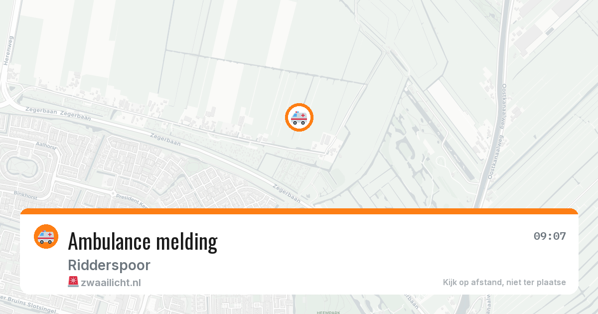 Ambulance melding — 22 mei 2026