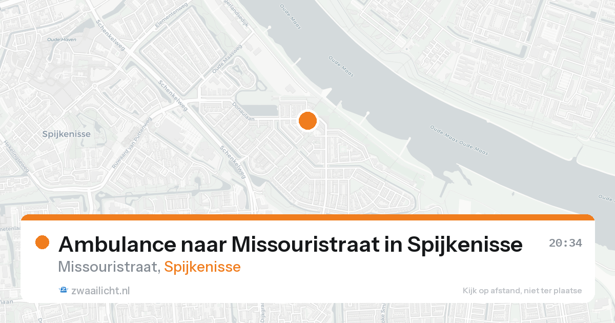 Ambulance naar Missouristraat in Spijkenisse — 19 aug 2026
