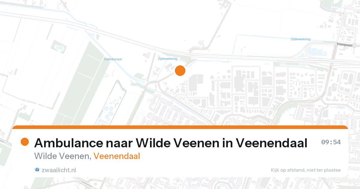 Ambulance naar Wilde Veenen in Veenendaal — 15 jul 2026