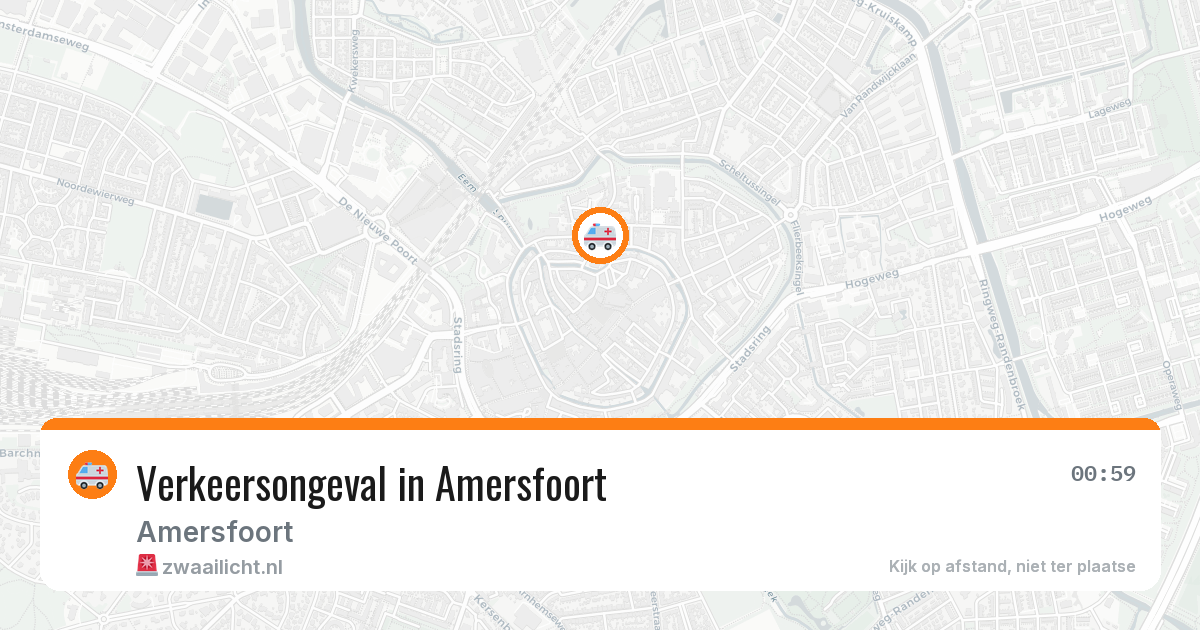 Verkeersongeval in Amersfoort — 20 mrt 2026