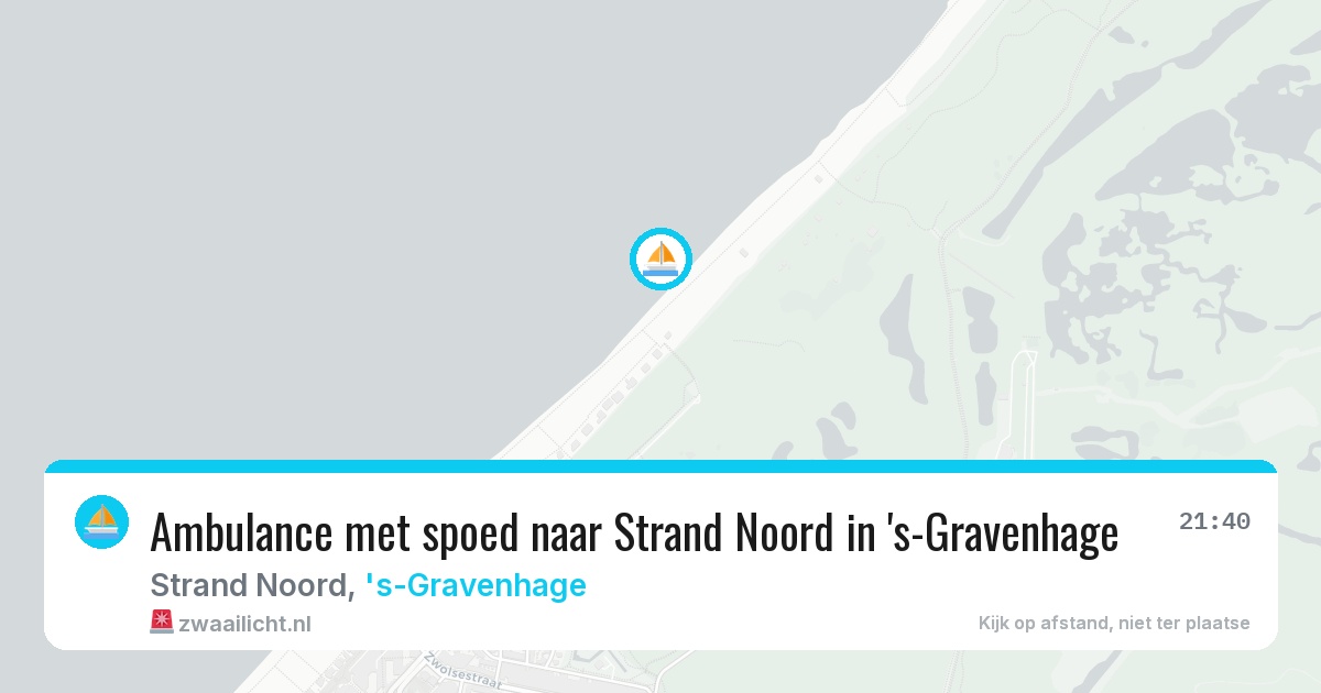 Ambulance met spoed naar Strand Noord in 's-Gravenhage — 29 jul 2026