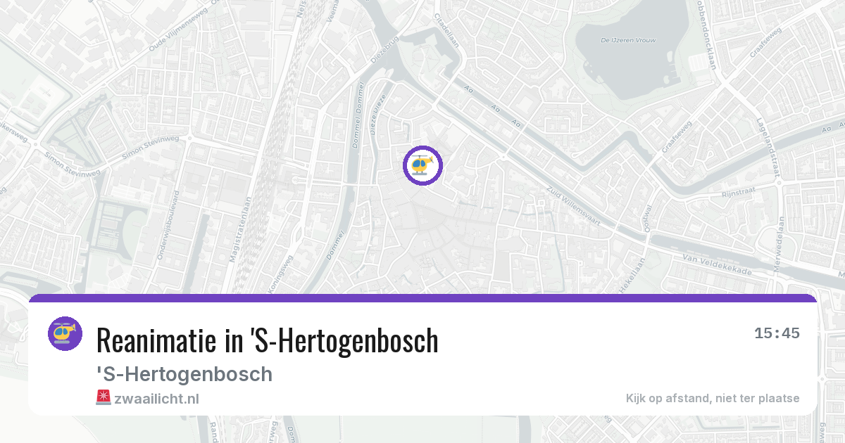 Reanimatie in 'S-Hertogenbosch — 2 jul 2026