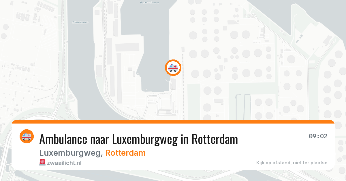 Ambulance naar Luxemburgweg in Rotterdam — 21 apr 2026