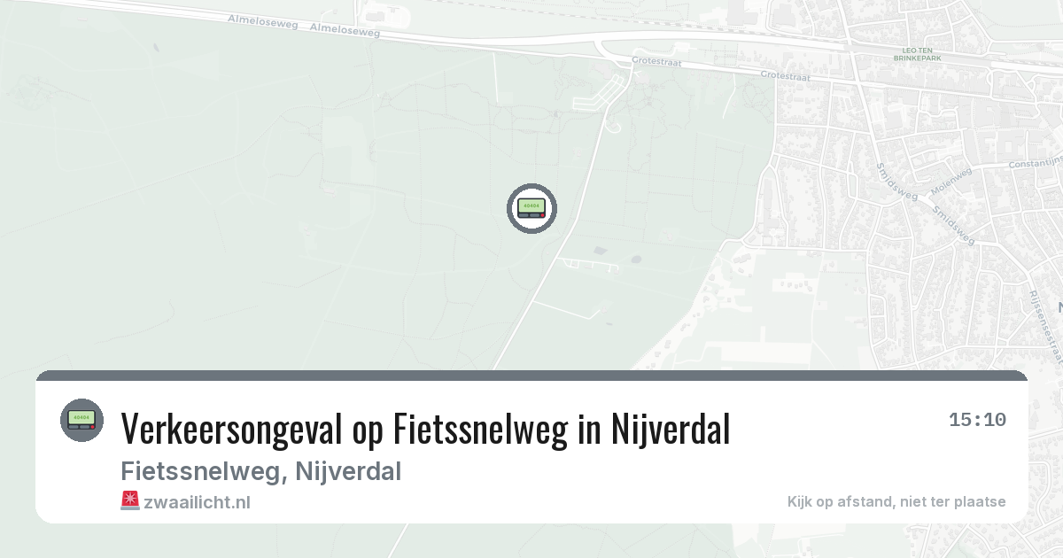 Verkeersongeval op Fietssnelweg in Nijverdal — 30 jun 2026