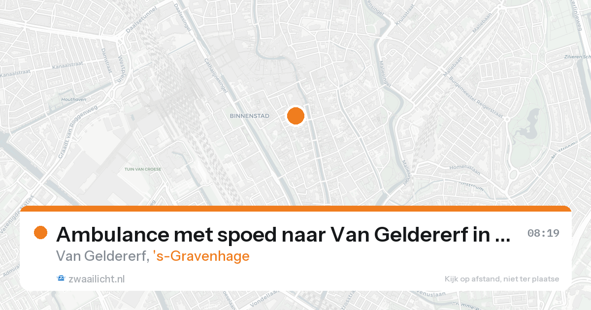 Ambulance met spoed naar Van Geldererf in 's-Gravenhage — 7 feb 2026