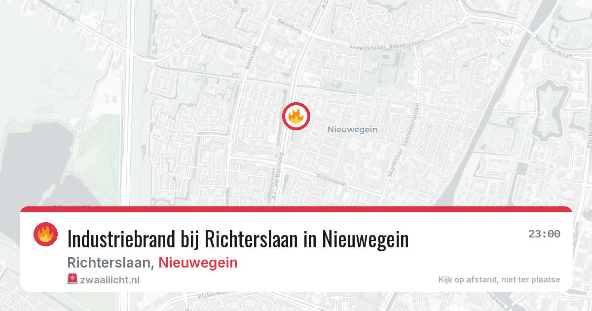 Industriebrand bij Richterslaan in Nieuwegein — 17 jul 2026