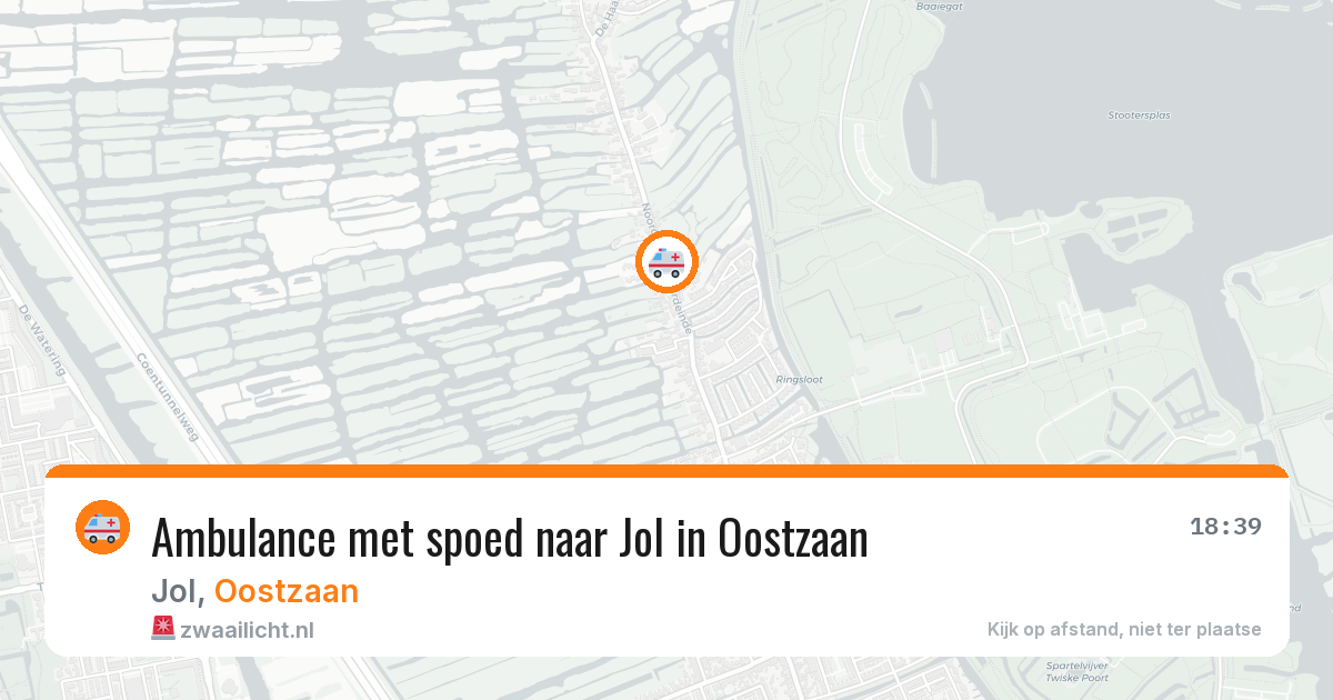 Ambulance met spoed naar Jol in Oostzaan — 3 apr 2026