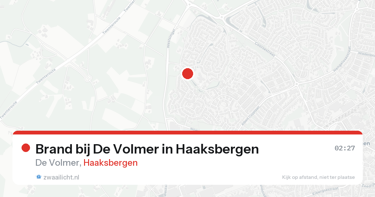 Brand bij De Volmer in Haaksbergen — 21 aug 2026