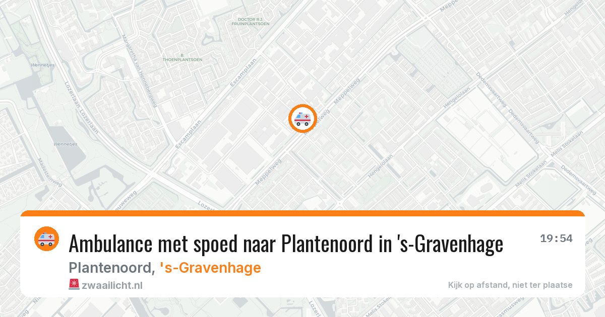 Ambulance met spoed naar Plantenoord in 's-Gravenhage — 10 feb 2026