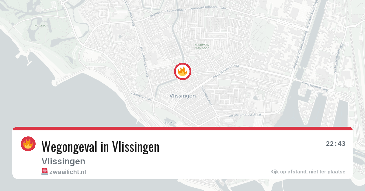 Wegongeval in Vlissingen — 26 mei 2026