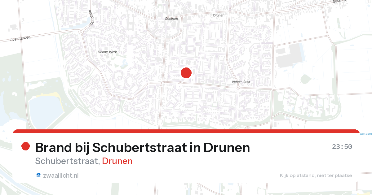 Brand bij Schubertstraat in Drunen — 6 feb 2026