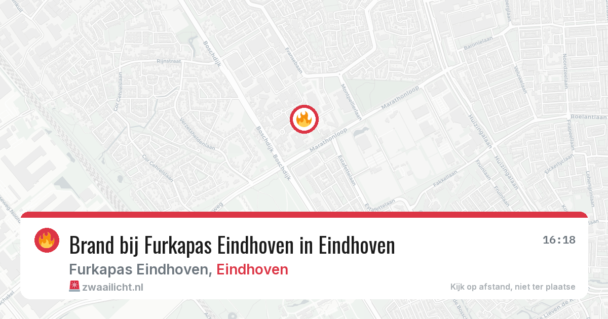 Brand bij Furkapas Eindhoven in Eindhoven — 24 jun 2026